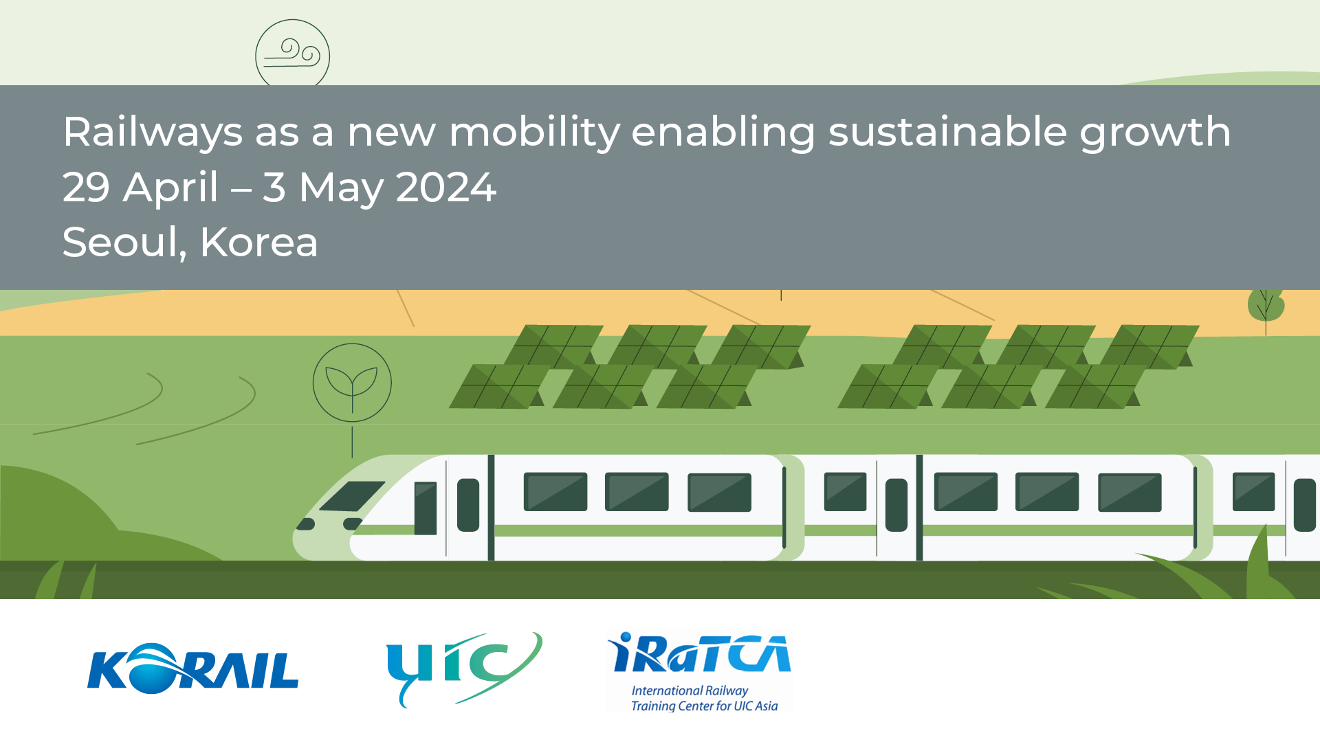 UIC-KORAIL Training Session: Railways as a new mobility enabling sustainable growth