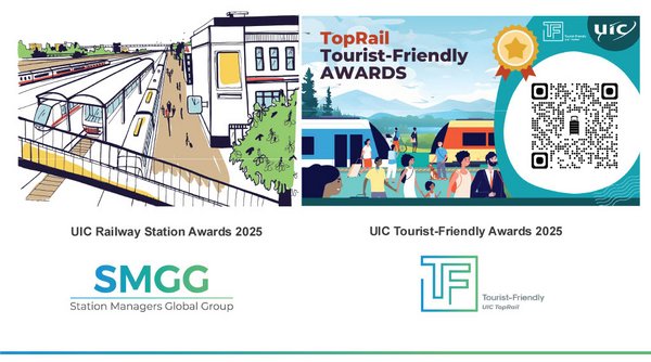 2025-10-16 14:32:00: UIC Railway Station and Tourism-Friendly Awards 16 October 2025 in Paris (UIC HQ)