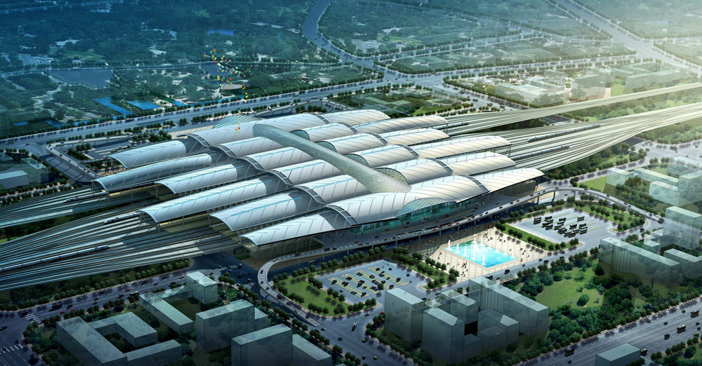 Guangzhou South Railway Station, China.