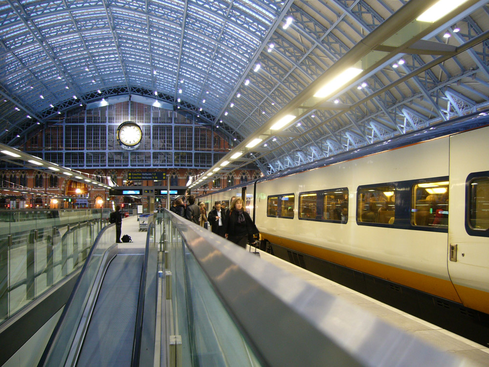 London Saint Pancras Railway Station, U.K.